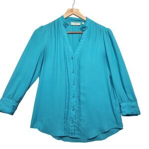 Womens Anthropologie Moulinette Soeurs Button Down Blouse Size 0